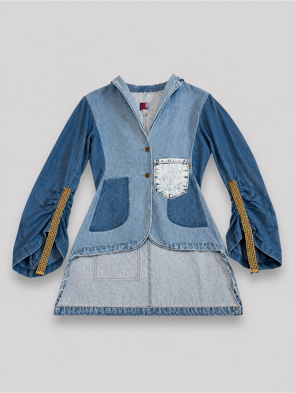 Rare Handmade Vintage Denim Jacket Women's
Small | One-of-a-Kind | 100% Cotton